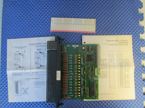 Ge Fanuc Discrete Logic Input Module Ic697mdl240b 120vac Dde