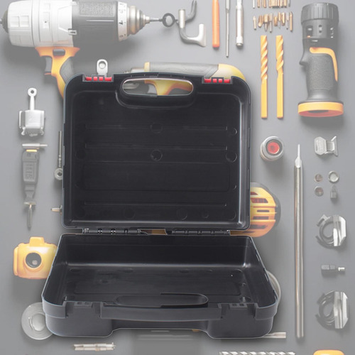 Caja De Almacenamiento De Herramientas Portátil Con Asa,