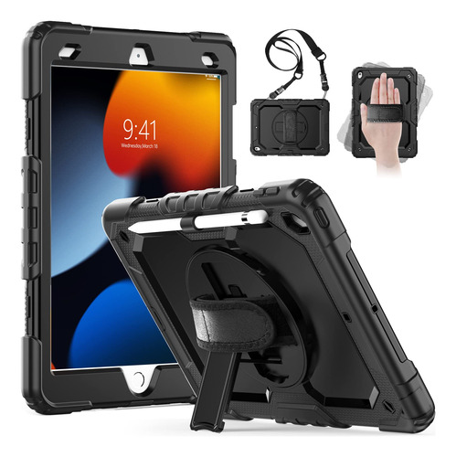 Rosimax 10.2 '' iPad Case 9th 8th 7th Generacion Prueba Para