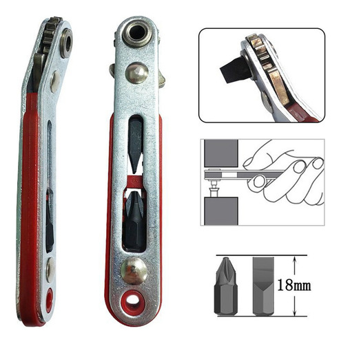 Llave De Trinquete W0, Rosca De Destornillador Hexagonal Con