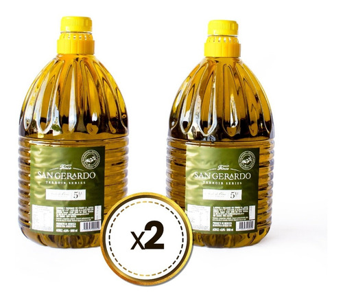 Aceite Oliva Extra Virgen Finca San Gerardo Caja X 2 5000ml