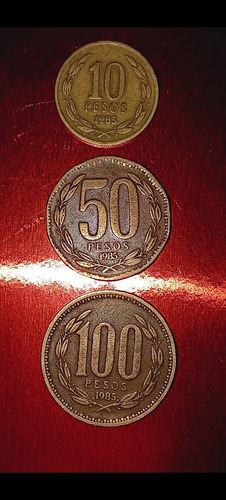 Monedas De Coleccion Chilenas 1985