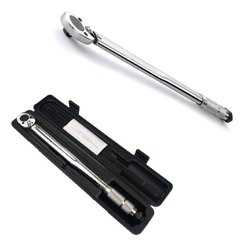 Juego De Llave Dinamométrica Ajustable De Clic De 1/2 Pulgad