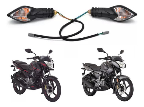 Par Direccionales Traseras Izq Y Der Bajaj Pulsar 135 Ns 125