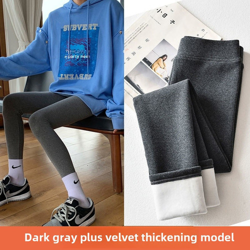 Leggings Con Forro Polar - Pantalones Térmicos De Invierno P