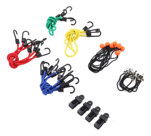 Juego De Correas Elásticas De Amarre, 32 Unidades, Cuerdas E