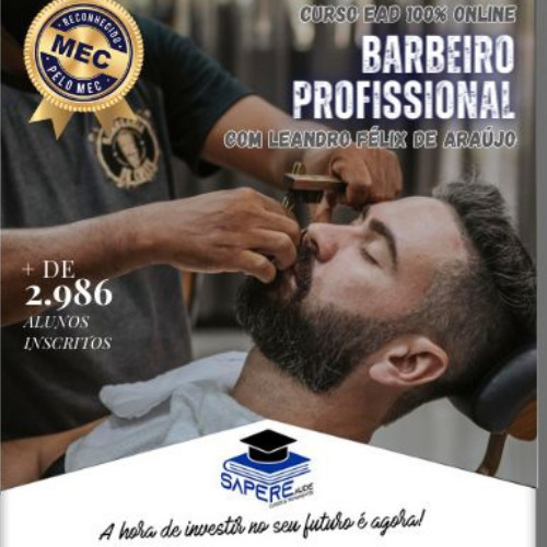 Curso Barbeiro Profissional: Técnicas De Corte E Estilo