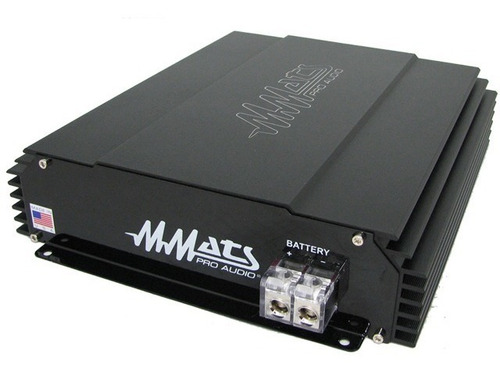 Amplificador Mmats Clase D  Woofers Estable 2 Ohms M1000.2
