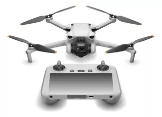 Drone Dji Mini 3 Rc com Tela Fly More Combo Dji033 Cinza