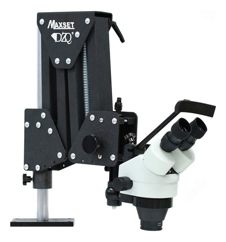 Dzq Microscopio Multidireccional Zq-1 Microscopio De Ajuste. Color Negro