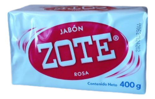 Jabón De Lavandería Zote Rosa Pack Con 6 Pz De 400 G C/una