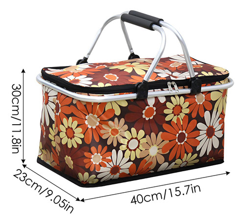 Cesta Térmica Aislada Cesta De Comestibles Aislada Bolsas De