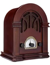 Comprar Clearclick Radio Am\u002Ffm Estilo Retro Con Bluetooth, Bocina Clásica De Madera Estilo Retro