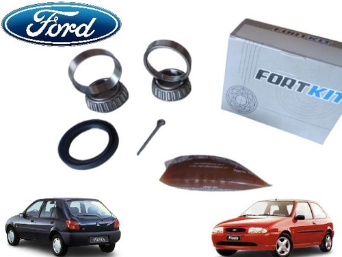 Imagem 5 de 8 de Kit Rolamento Roda Traseira Escort 94 Fiesta 95 Ka 97