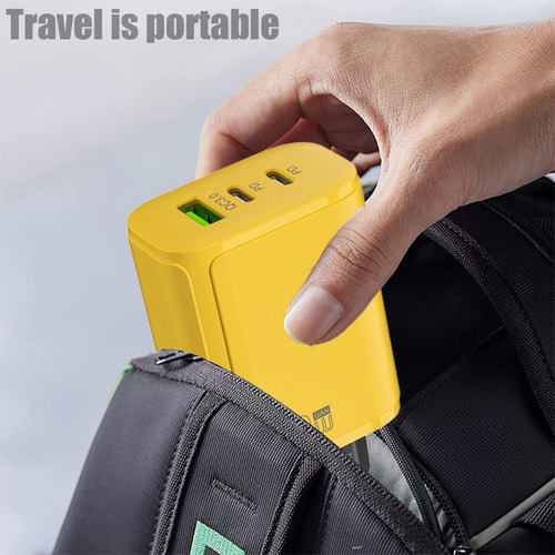 Cargador 2pd+qc 3.0, Enchufe Británico De 120 W, Cargador De