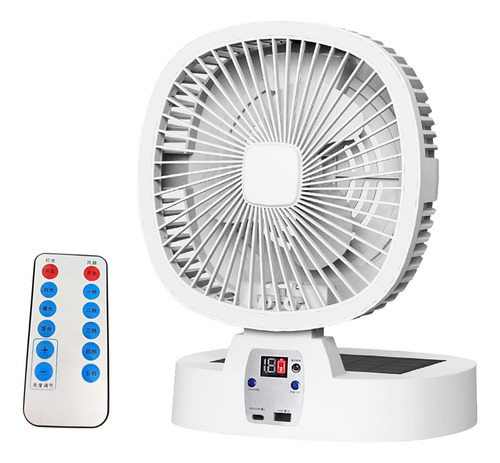 Ventilador Para Acampar Al Aire Libre, Ventilador 10000mah
