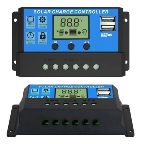 Controlador De Carga Solar 10 Amp Panel Solar