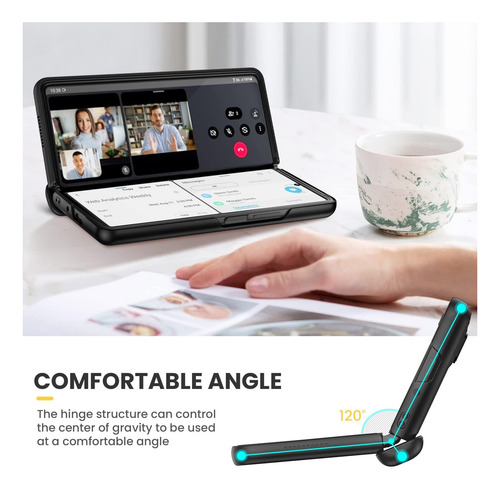 Ruky Para Samsung Galaxy Z Fold 4 Funda Con Protección De De