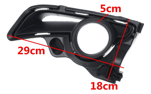 Funda Para Faros Antiniebla Queenly-1 Par De Paragolpes Dela