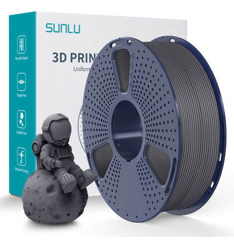 Filamento Impresora 3d Pla Mate De 1,75 Mm Color Matte Gray