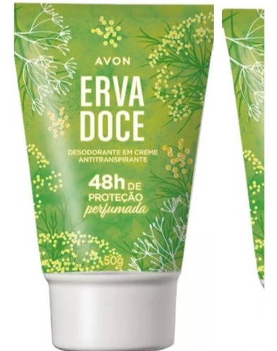 Antitranspirante em creme Avon Crème erva doce