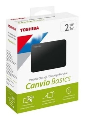 Disco Duro Externo 2tb Toshiba Canvio Basics Usb 3.0 Nuevo