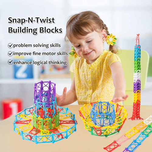 Rainbow Toyfrog Snap-n-twist Bloques De Construcción - 27...