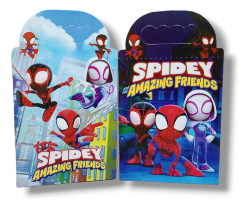 Spidey Spiderman Pack Para Fiestas 30 Cajas Dulceras.