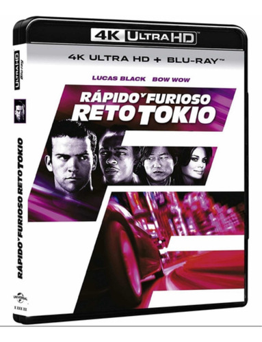 Rápido Y Furioso Reto Tokio 4k Ultra Hd + Blu-ray