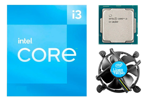 Procesador Intel Core I3-10105f Lga 1200