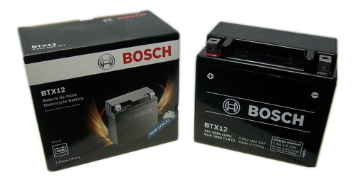 Bateria Moto Ytx12-bs Bosch Btx12  Cuatriciclos Gel 