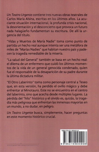At- Lte- Ht- Alsina, Carlos María - Un Teatro Urgente