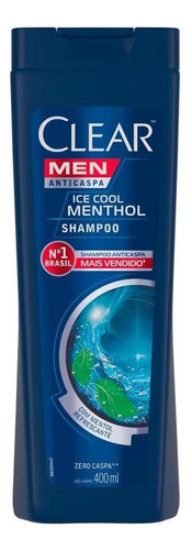 Shampoo Ice Cool Mentol Clear 400ml