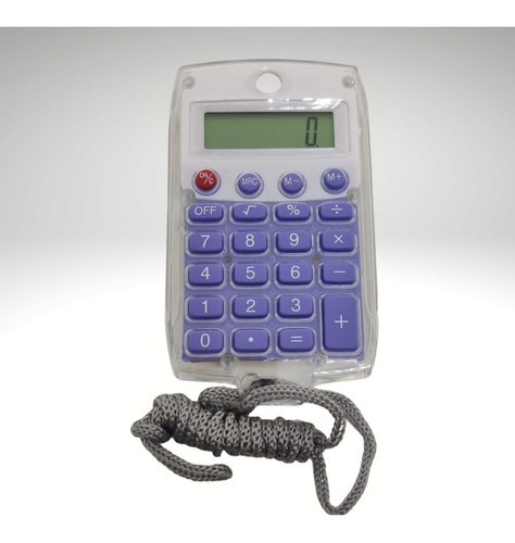 Calculadora De Bolso Com Cordão 8 Dígitos - V8961 - Vighs