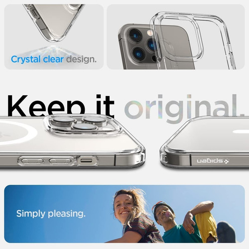 Imagen 6 de 9 de Forro iPhone 14 Pro Max 6.7´´ Magsafe Spigen Original 100%