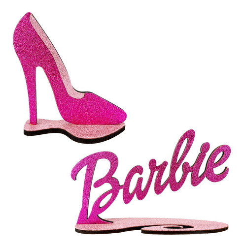 Display Barbie Mdf 6mm Glitter - Fotos E Medidas