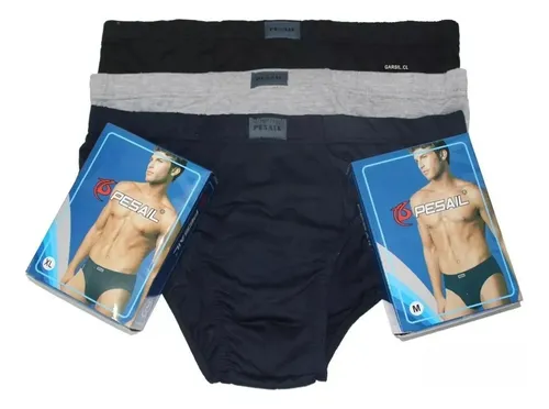 12 Slip Tradicional - Calzoncillo Para Hombre De Algodón