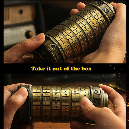 Cryptex Da Vinci Code - Mini Cajas De Rompecabezas Con