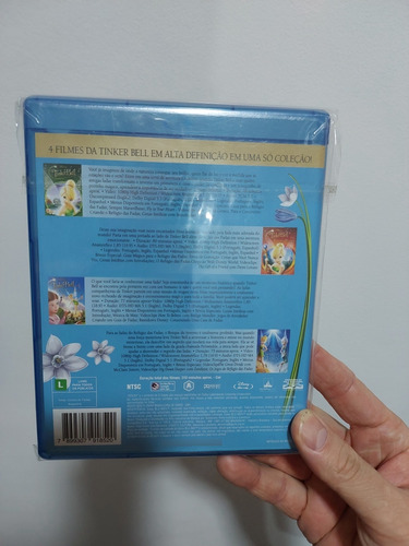 Blu-ray Tinkerbell Coleção 4 Filmes Dublado
