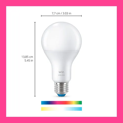 Bombilla Led Wiz A21 100w Multicolor E26 Wi-fi 1 Paquete