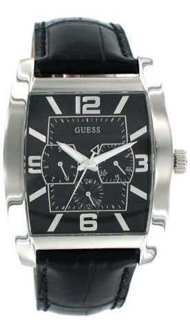 Relógio Masculino Guess U95012g1 Resistente A Aguá Couro