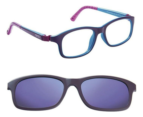 Armação Óculos Infantil Nano Vista Arcade Nao521646sc Cor Roxo