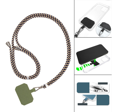 2 Unidades De Cordão Ajustável Para Telefone Celular Corda