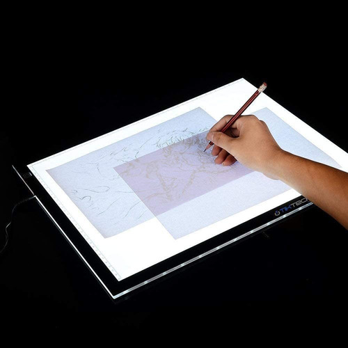 Almohadilla Artcraft Led Blanca A4 Caja De Luz Para Pintar Y
