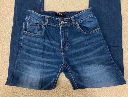 Jeans Talle 12 Tex  Niño Elastizado.