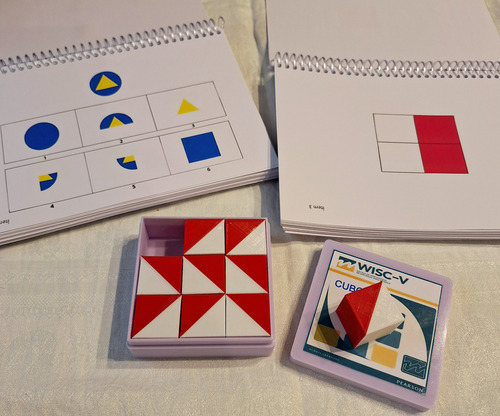 Cuadernillos De Estimulos Wisc V + Set De Cubos Kohs