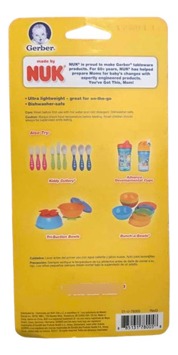 Set Fun Utensils Gerber 8 Piezas