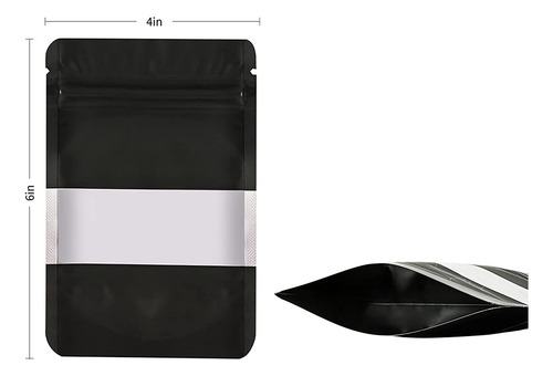 O 100 Bolsas Mylar A Prueba De Olores, Bolsas Resellables