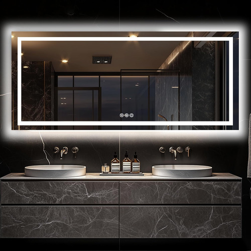 Antok Espejo De Baño Led De 72 X 32 PuLG