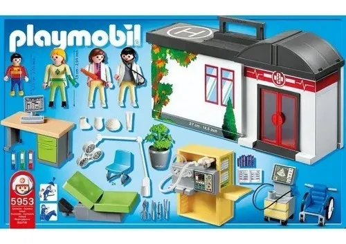 Playmobil sales hospital maletin